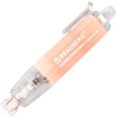Корректирующая лента BRAUBERG PASTEL 360, 5 мм х 6 м, ассорти, автоматическая, блистер, 272662 Корректирующая лента BRAUBERG PASTEL 360, 5 мм х 6 м, ассорти, автоматическая, блистер, 272662 - фото 3
