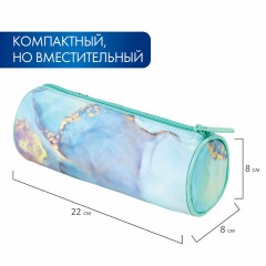 Пенал-тубус BRAUBERG, с эффектом Soft Touch, мягкий, "Mint marble", 22х8 см, 271568 Пенал-тубус BRAUBERG, с эффектом Soft Touch, мягкий, "Mint marble", 22х8 см, 271568 - фото 10