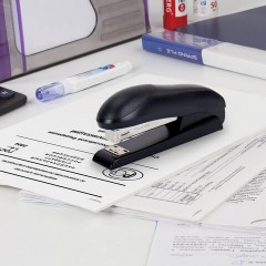 Степлер №24/6, №26/6 BRAUBERG "UNIVERSAL+", до 30 листов, полнозагрузочный,на 150 скоб, черный, 272719 - фото 7