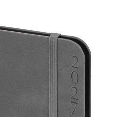 Ежедневник датированный 2027, А5, 151х213 мм, BRAUBERG "Note", под кожу, держатель для ручки, серый, 118090 - фото 3
