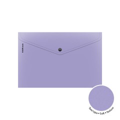 Папка-конверт с кнопкой ERICH KRAUSE "Soft Manga", А4, до 120 л., непрозрачная, ассорти, 0,18 мм, 61146 - фото 5