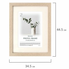 Рамка 30х40 см с паспарту 21х30 см, небьющаяся, багет 26 мм, МДФ, BRAUBERG "Ambassador", цвет дуб, 391369 Рамка 30х40 см с паспарту 21х30 см, небьющаяся, багет 26 мм, МДФ, BRAUBERG "Ambassador", цвет дуб, 391369 - фото 6