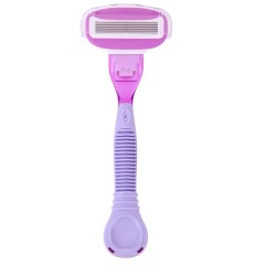 Бритвенный станок многоразовый женский, 5 лезвий, 2 кассеты, плавающая головка, X-ONE (ИКС-УАН), 700020 - фото 3