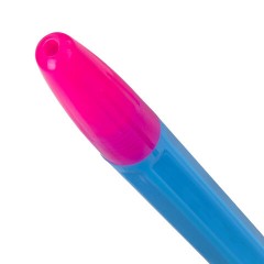 Ручки шариковые BRAUBERG "X-333 NEON MIX", НАБОР 8 ШТУК, СИНИЕ, узел 0,7 мм, линия 0,35 мм, 144536 - фото 10