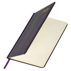 Еженедельник датированный 2026, А5, 145х215 мм, BRAUBERG "Iguana", под кожу, темно-фиолетовый, 117172 - фото 3