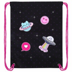Мешок для обуви BRAUBERG PREMIUM, карман, подкладка, светоотражайка, 43х33 см, Space sweets, 272422 Мешок для обуви BRAUBERG PREMIUM, карман, подкладка, светоотражайка, 43х33 см, Space sweets, 272422 - фото 2