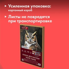 Бумага для пастели ФАКТУРНАЯ, А3, в коробке, 36 листов, 12 цветов, 270 г/м2, BRAUBERG ART, 117760 - фото 6