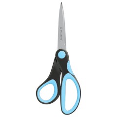 Ножницы BRAUBERG "ULTRA COLOR", 180 мм, эргономичные прорезиненные ручки, ассорти, 274313 - фото 8