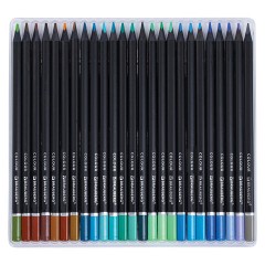 Карандаши цветные чёрное дерево BRAUBERG BLACK WOOD, 100 цветов, мягкий грифель 3 мм, 182045 - фото 7