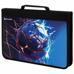 Папка на молнии BRAUBERG А4 с ручкой, с органайзером, 1 отделение, "Score goal", 273385 Папка на молнии BRAUBERG А4 с ручкой, с органайзером, 1 отделение, "Score goal", 273385 - фото 7