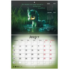 Календарь-планер настенный перекидной на 2026 г., BRAUBERG, 12 листов, 29,5х21,3 см, "Magic", 116951 - фото 11