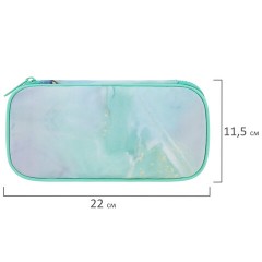 Пенал-органайзер BRAUBERG, 1 отделение, полиэстер, 22x11,5x6 см, "Mint marble", 271571 Пенал-органайзер BRAUBERG, 1 отделение, полиэстер, 22x11,5x6 см, "Mint marble", 271571 - фото 6