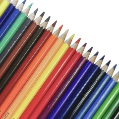 Карандаши цветные KOH-I-NOOR "Крот", 24 цвета, грифель 3,2 мм, заточенные, европодвес, 3654/24, 3654024046KS - фото 2