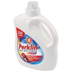 Гель для стирки для всех типов тканей, 200 стирок, 4 л, PERKLIN (ПЕРКЛИН) SUPER COLOR, 609779 - фото 5