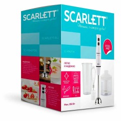 Блендер погружной SCARLETT SC-HB42F06, 850 Вт, 2 скорости, 3 насадки, стакан, белый Блендер погружной SCARLETT SC-HB42F06, 850 Вт, 2 скорости, 3 насадки, стакан, белый - фото 6