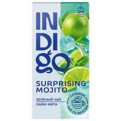 Чай INDIGO "Лайм-мята" зеленый, 24 пакетика в конвертах по 1,7 г, HERB0077 - фото 2