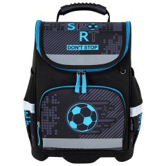 Ранец ЮНЛАНДИЯ WISE, 1 отделение, 3 кармана, устойчивое дно, "Sport game", 37x29х15 см, 272072 Ранец ЮНЛАНДИЯ WISE, 1 отделение, 3 кармана, устойчивое дно, "Sport game", 37x29х15 см, 272072 - фото 2