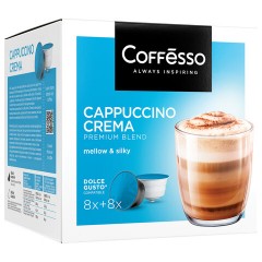 Кофе в капсулах COFFESSO "Cappuccino Crema" для кофемашин Dolce Gusto, 8 порций, 102150 Кофе в капсулах COFFESSO "Cappuccino Crema" для кофемашин Dolce Gusto, 8 порций, 102150 - фото 10