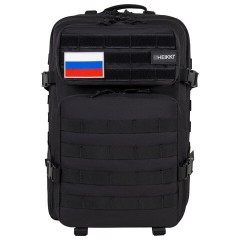 Рюкзак HEIKKI STRATEGY (ХЕЙКИ) тактический, 2 отделения, система Молле, черный, 46х30х20 см, 272584 Рюкзак HEIKKI STRATEGY (ХЕЙКИ) тактический, 2 отделения, система Молле, черный, 46х30х20 см, 272584 - фото 2