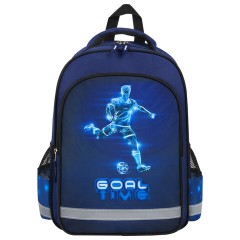 Рюкзак ПИФАГОР SCHOOL, 1 отделение, 3 кармана, "Goal", 38x28х14 см, 271411 Рюкзак ПИФАГОР SCHOOL, 1 отделение, 3 кармана, "Goal", 38x28х14 см, 271411 - фото 2