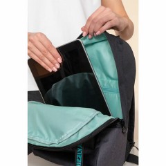 Рюкзак GRIZZLY школьный, укрепленная спинка, 1 отделение, для девочек, BLACK/MINT, 37,5х24х12 см, RXL-327-3/2 Рюкзак GRIZZLY школьный, укрепленная спинка, 1 отделение, для девочек, BLACK/MINT, 37,5х24х12 см, RXL-327-3/2 - фото 7