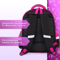 Рюкзак BRAUBERG KIDS MIND с пеналом в комплекте, 2 отделения, "Humble Cat", 40х28х18 см, 273176 Рюкзак BRAUBERG KIDS MIND с пеналом в комплекте, 2 отделения, "Humble Cat", 40х28х18 см, 273176 - фото 15