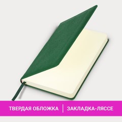 Ежедневник недатированный А5 138х213 мм, BRAUBERG "Base", под кожу, 160 л., темно-зеленый, 116257 Ежедневник недатированный А5 138х213 мм, BRAUBERG "Base", под кожу, 160 л., темно-зеленый, 116257 - фото 13