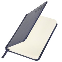 Ежедневник датированный 2026, МАЛЫЙ ФОРМАТ 100х150 мм, А6, BRAUBERG "Imperial", под кожу, синий, 117255 - фото 4