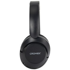 Наушники беспроводные полноразмерные складные раздвижные CROMEX (КРОМЕКС) HP-043B, Bluetooth 5.4, черные, 514119 - фото 4