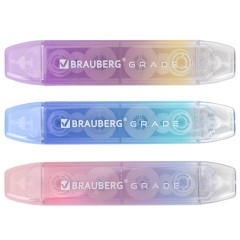 Корректирующая лента двусторонняя BRAUBERG "GRADE PASTEL", 5 мм x 10 м, КОМПЛЕКТ 3 штук, 273026 - фото 3