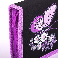 Пенал BRAUBERG с наполнением, 1 отделение, 1 откидная планка, 24 предмета, 21х14 см, "Flower butterfly", 271524 Пенал BRAUBERG с наполнением, 1 отделение, 1 откидная планка, 24 предмета, 21х14 см, "Flower butterfly", 271524 - фото 6