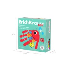 Гуашь пальчиковая ERICH KRAUSE "Baby" с алоэ вера, 9 цветов по 20 мл, картонная упаковка, 61400 - фото 4