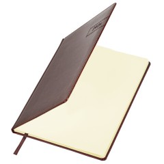 Еженедельник датированный 2026, БОЛЬШОЙ ФОРМАТ 210х297 мм, А4, BRAUBERG "Imperial", под кожу, коричневый, 117156 - фото 4