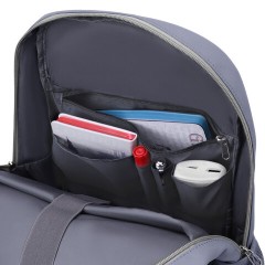 Рюкзак HEIKKI FUSION (ХЕЙКИ) универсальный, отделение для ноутбука, с КОШЕЛЬКОМ, лаванда, 44х31х14 см, 273865 - фото 10