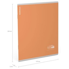 Тетрадь А5, 48 л., скоба, клетка, Soft-Touch, выборочный УФ-лак, плотная бумага 80 г/м2, ERICH KRAUSE, 60623 - фото 9