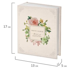 Фотоальбом BRAUBERG "Tender flowers" на 100 фото 10х15 см, твердая обложка, 391438 - фото 9