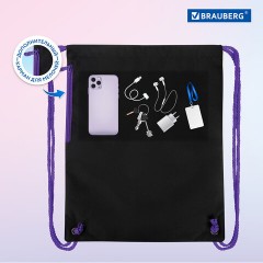 Мешок для обуви BRAUBERG PREMIUM, карман, подкладка, светоотражайка, 43х33 см, "Neon cat", 271621 Мешок для обуви BRAUBERG PREMIUM, карман, подкладка, светоотражайка, 43х33 см, "Neon cat", 271621 - фото 13