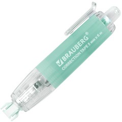 Корректирующая лента BRAUBERG PASTEL 360, 5 мм х 6 м, ассорти, автоматическая, блистер, 272662 Корректирующая лента BRAUBERG PASTEL 360, 5 мм х 6 м, ассорти, автоматическая, блистер, 272662 - фото 4
