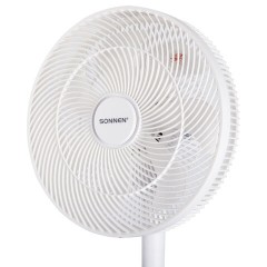 Вентилятор напольный SONNEN FT-L501, 60 Вт, 45 см, 3 скорости, вращение на 70°, механическое управление, белый, 457785 - фото 5
