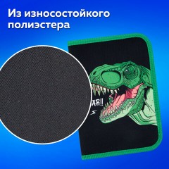 Пенал ПИФАГОР, 1 отделение, 2 откидные планки, полиэстер, 20х14 см, "Dino roar", 272290 Пенал ПИФАГОР, 1 отделение, 2 откидные планки, полиэстер, 20х14 см, "Dino roar", 272290 - фото 11