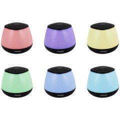 Колонка портативная KAIGO (КАЙГО) GE-3058, 3 Вт, Bluetooth, Micro SD, RGB, 514222 - фото 6