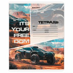 Тетрадь 24 л. BRAUBERG, клетка, обложка картон, AUTO-MOTO, 107307 Тетрадь 24 л. BRAUBERG, клетка, обложка картон, AUTO-MOTO, 107307 - фото 4