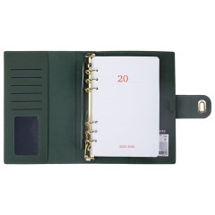 Ежедневник-органайзер недатированный B5 167х240 мм BRAUBERG "Nova", под кожу, 160 л., зеленый, 116202 - фото 2