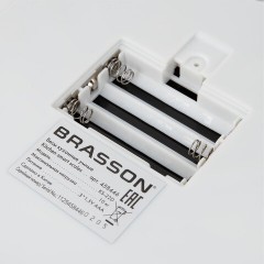 Весы кухонные УМНЫЕ BRASSON (БРАССОН) KS-22D, до 10 кг, КБЖУ, приложение, стекло, черные, 458446 - фото 5