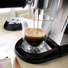 Кофеварка рожковая DELONGHI Dedica EC685.M, 1350 Вт, объем 1,1 л, ручной капучинатор, металлик Кофеварка рожковая DELONGHI Dedica EC685.M, 1350 Вт, объем 1,1 л, ручной капучинатор, металлик - фото 12