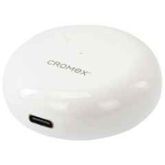 Наушники беспроводные TWS вкладыши с микрофоном CROMEX (КРОМЕКС) EP-T28W, Bluetooth 5.4, белые, 514121 - фото 12