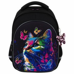Рюкзак BRAUBERG OPTIMA, 2 отделения, с брелоком, "Butterfly catcher", СВЕТЯЩИЙСЯ, 36х27х18 см, 272097 Рюкзак BRAUBERG OPTIMA, 2 отделения, с брелоком, "Butterfly catcher", СВЕТЯЩИЙСЯ, 36х27х18 см, 272097 - фото 3
