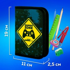 Пенал ПИФАГОР, 1 отделение, полиэстер, 19х13 см, "Game Zone", 271511 Пенал ПИФАГОР, 1 отделение, полиэстер, 19х13 см, "Game Zone", 271511 - фото 11