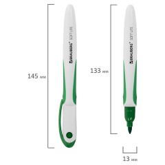 Маркеры стираемые для белой доски НАБОР 4 ЦВЕТА, BRAUBERG "SOFT LITE", 3 мм, резиновая вставка, 152107 Маркеры стираемые для белой доски НАБОР 4 ЦВЕТА, BRAUBERG "SOFT LITE", 3 мм, резиновая вставка, 152107 - фото 11