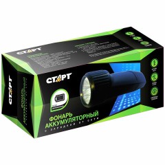 Фонарь аккумуляторный СТАРТ 5хLED, вилка, заряд от сети, LHE 509-B1, 16015 - фото 7